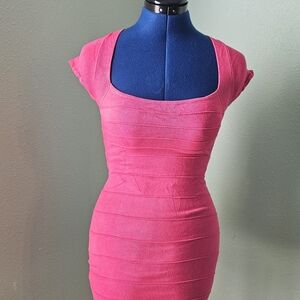 Forever 21 Vivid Pink Knit Top